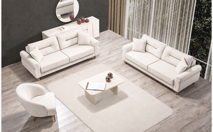 BUSE Sofa set 3+3+1