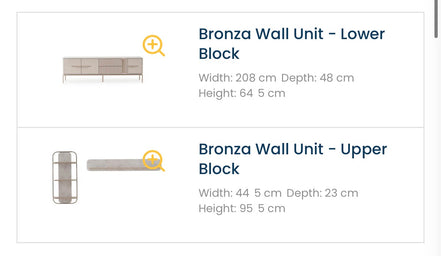 BRONZA TV UNIT
