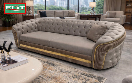 BRUKSEL CAPPUCINO SOFA SET 3+3+1