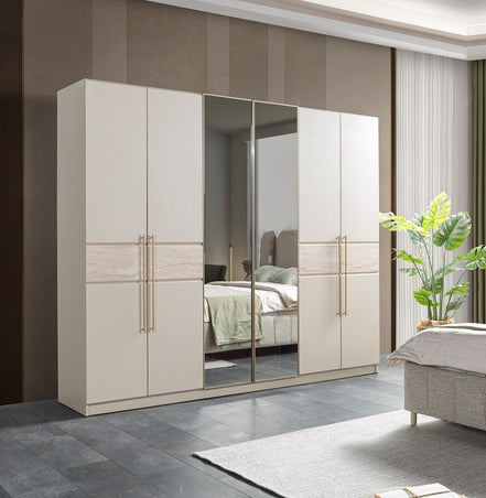 Andora 6 door wardrobe