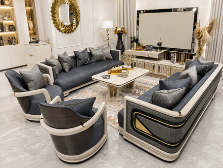 PARLA Sofa set 3+3+1+1+ Coffee table