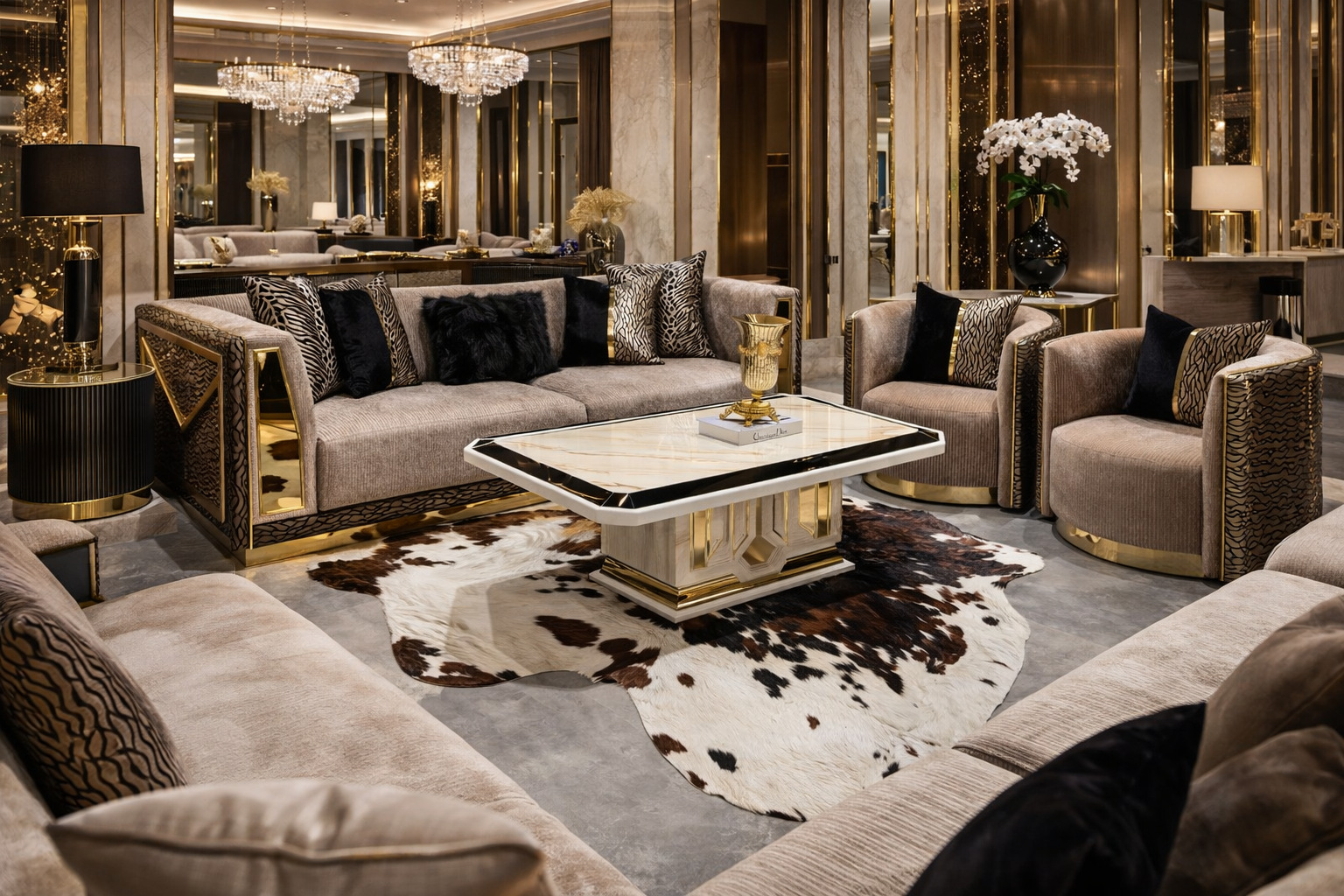 KING Sofa set 3+3+1+1