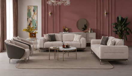 BRONZA Sofa set 3+3+1