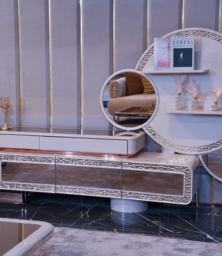 TESLA PLATIN ТВ ШКАФ