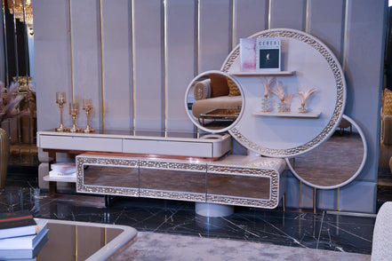 TESLA PLATIN ТВ ШКАФ