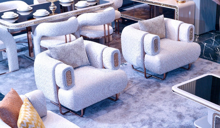 TESLA Sofa set 3+3+1+1+ Coffee table