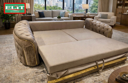 BRUKSEL CAPPUCINO SOFA SET 3+3+1