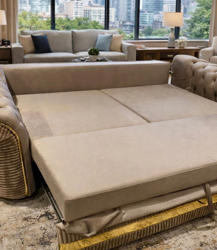 BRUKSEL CAPPUCINO SOFA SET 3+3+1