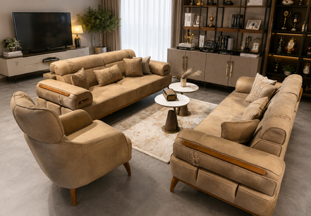 Imperial Sofa set 3+3+1