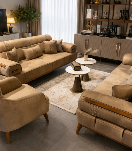 Imperial Sofa set 3+3+1