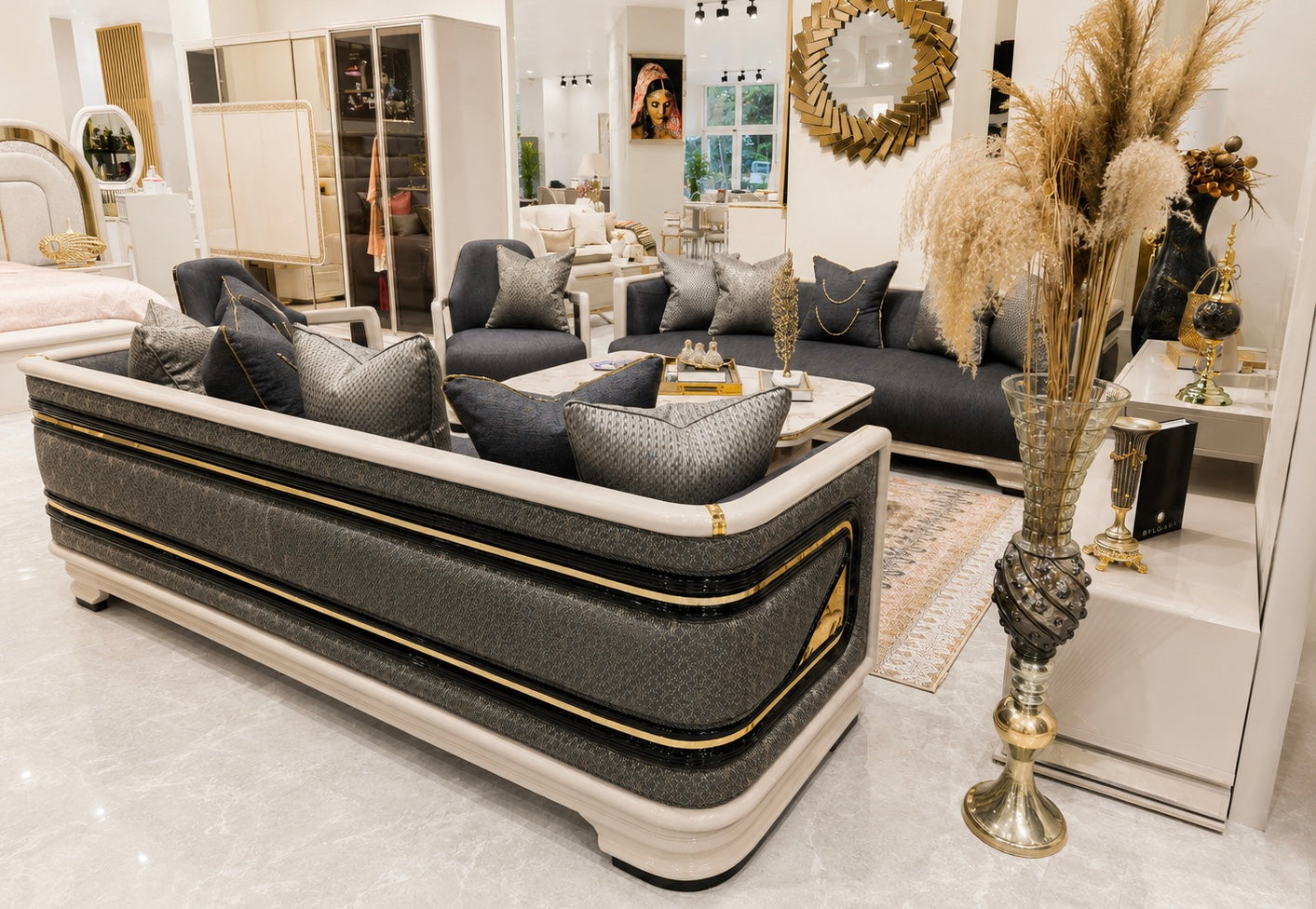 PARLA Sofa set 3+3+1+1+ Coffee table