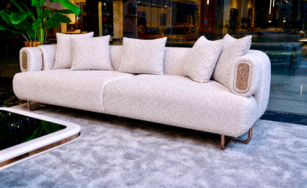 TESLA Sofa set 3+3+1+1+ Coffee table