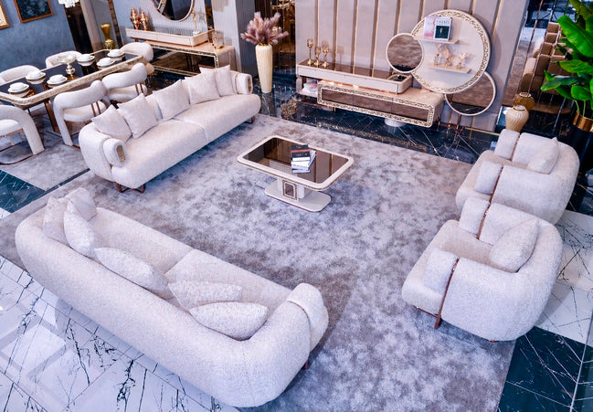 TESLA Sofa set 3+3+1+1+ Coffee table