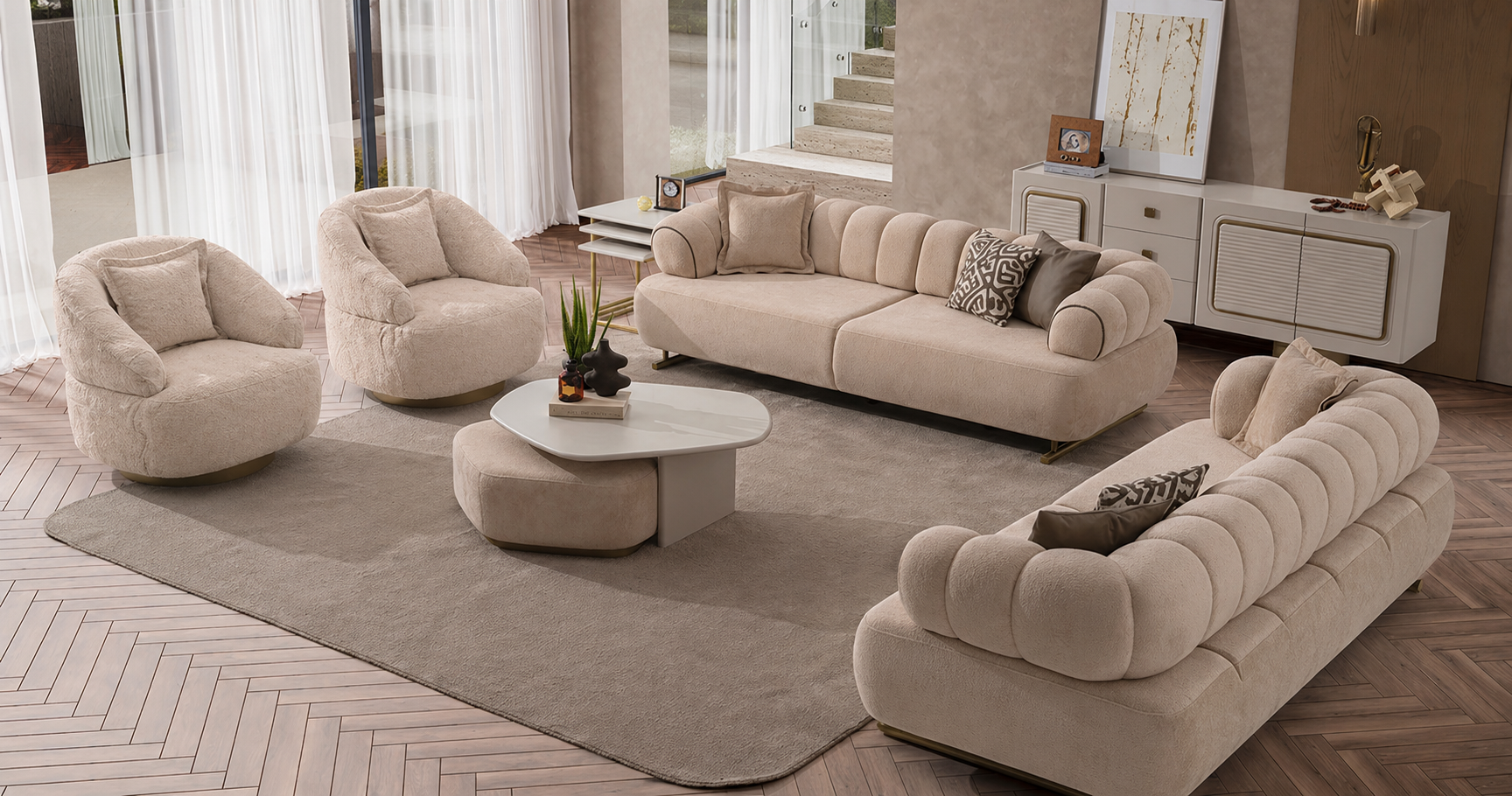PERLA Sofa set 3+2+1