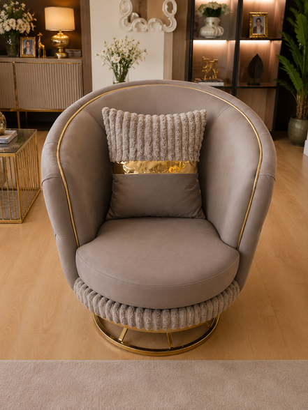BRUKSEL CAPPUCINO SOFA SET 3+3+1