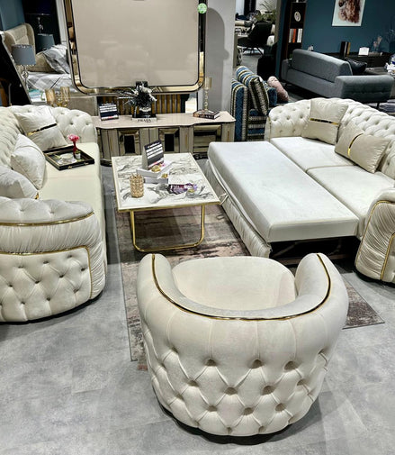 Холова гарнитура BRUKSEL 3+3+1 - КРЕМАВО