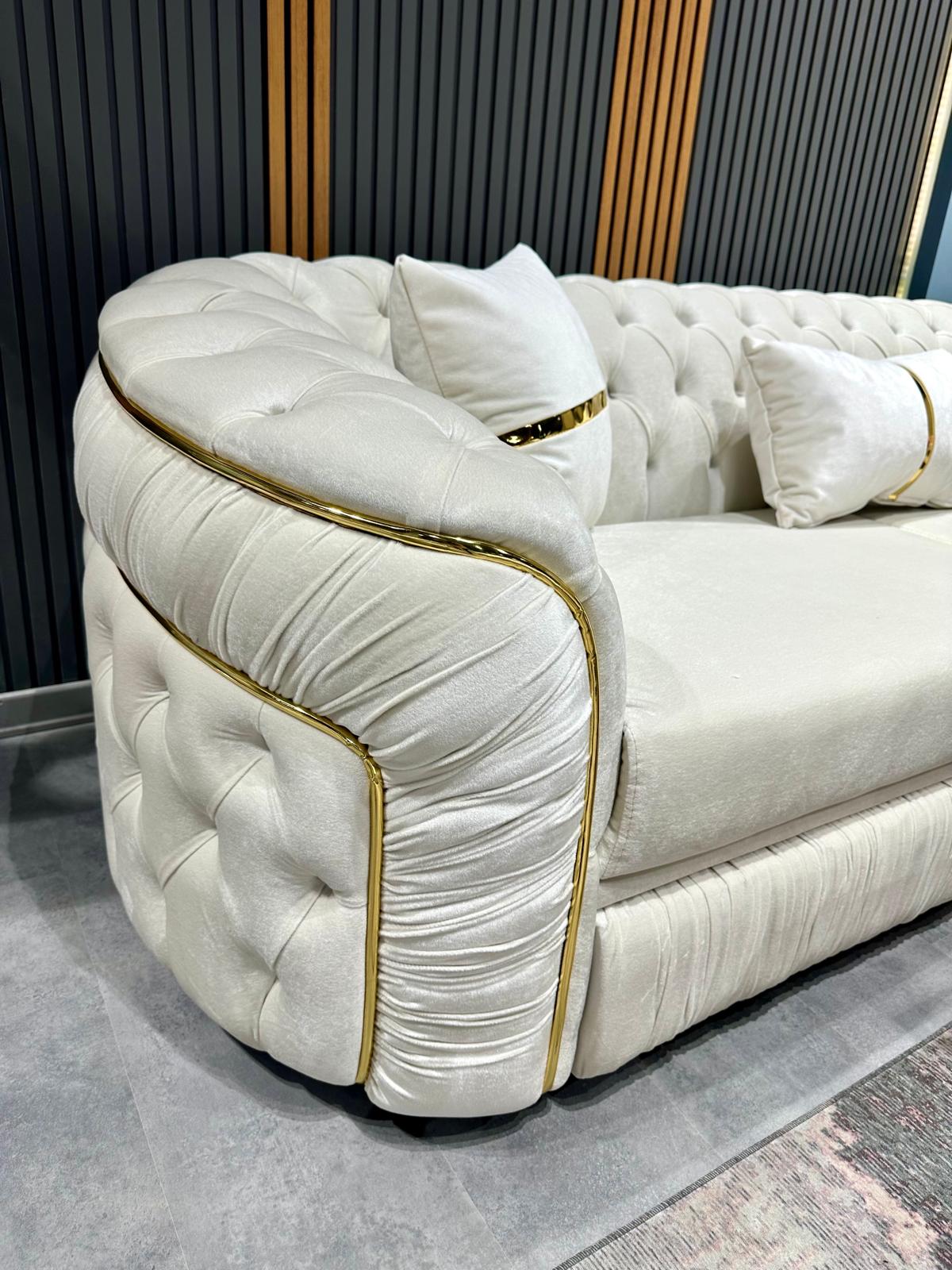 Холова гарнитура BRUKSEL 3+3+1 - КРЕМАВО