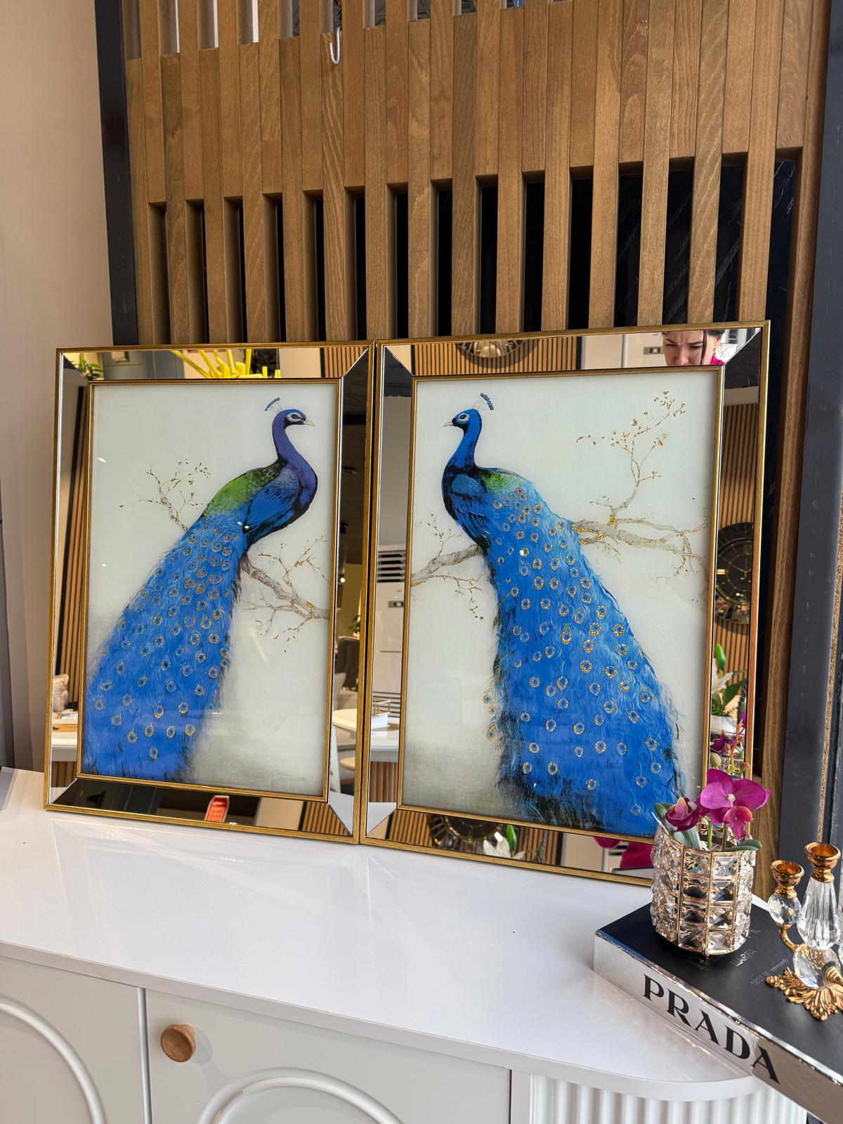 PAINTING SET OF TWO - BIRDS