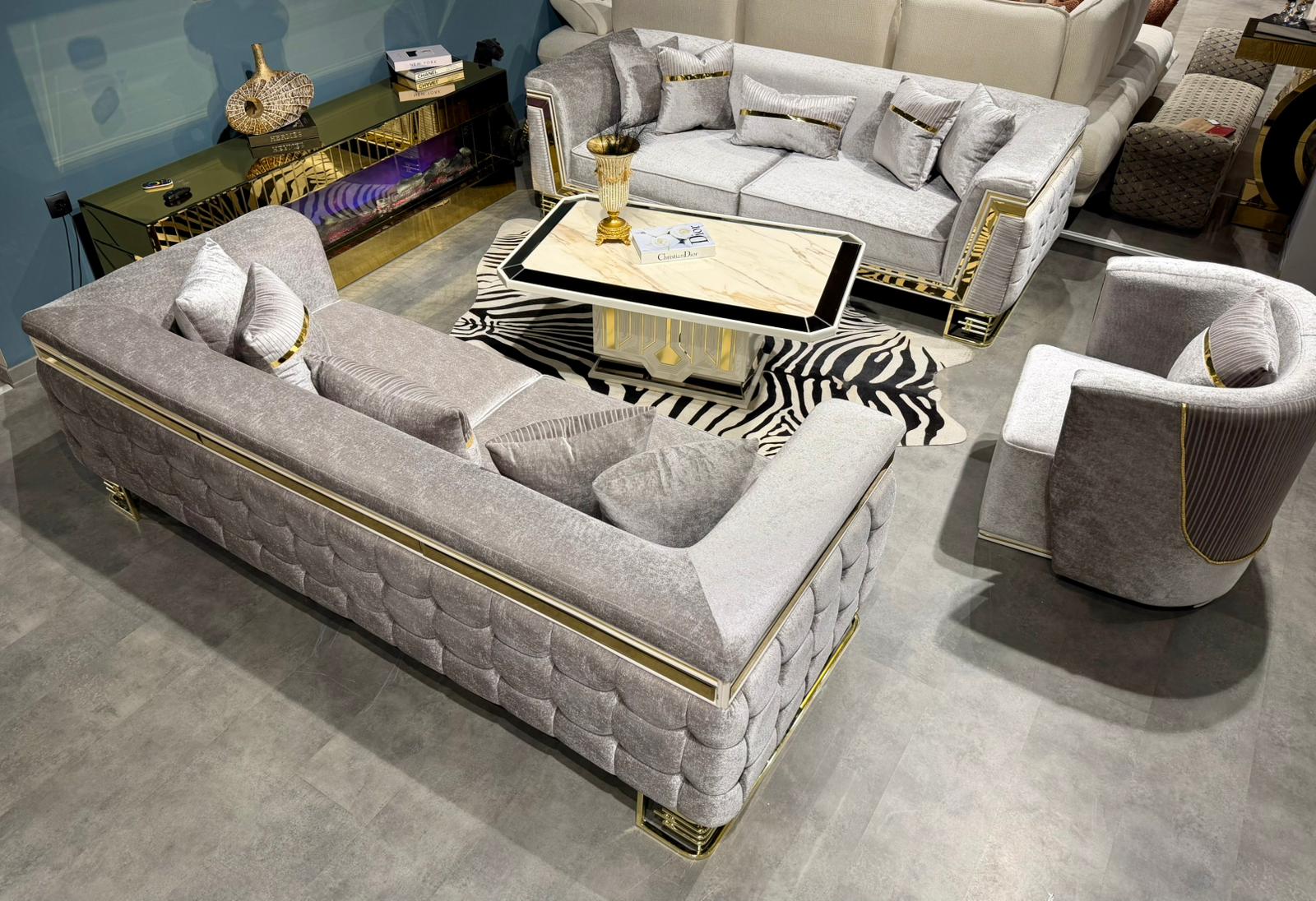 DUBAI Sofa set 3+3+1