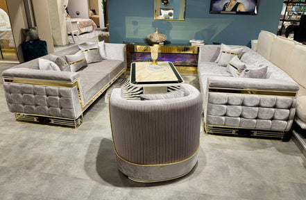 DUBAI Sofa set 3+3+1