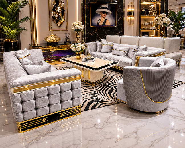 DUBAI Sofa set 3+3+1