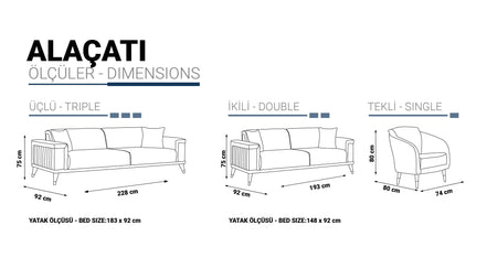 Холова гарнитура ALACATI 3+3+1
