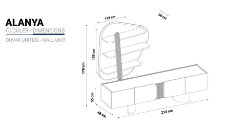ALANYA ТВ ШКАФ