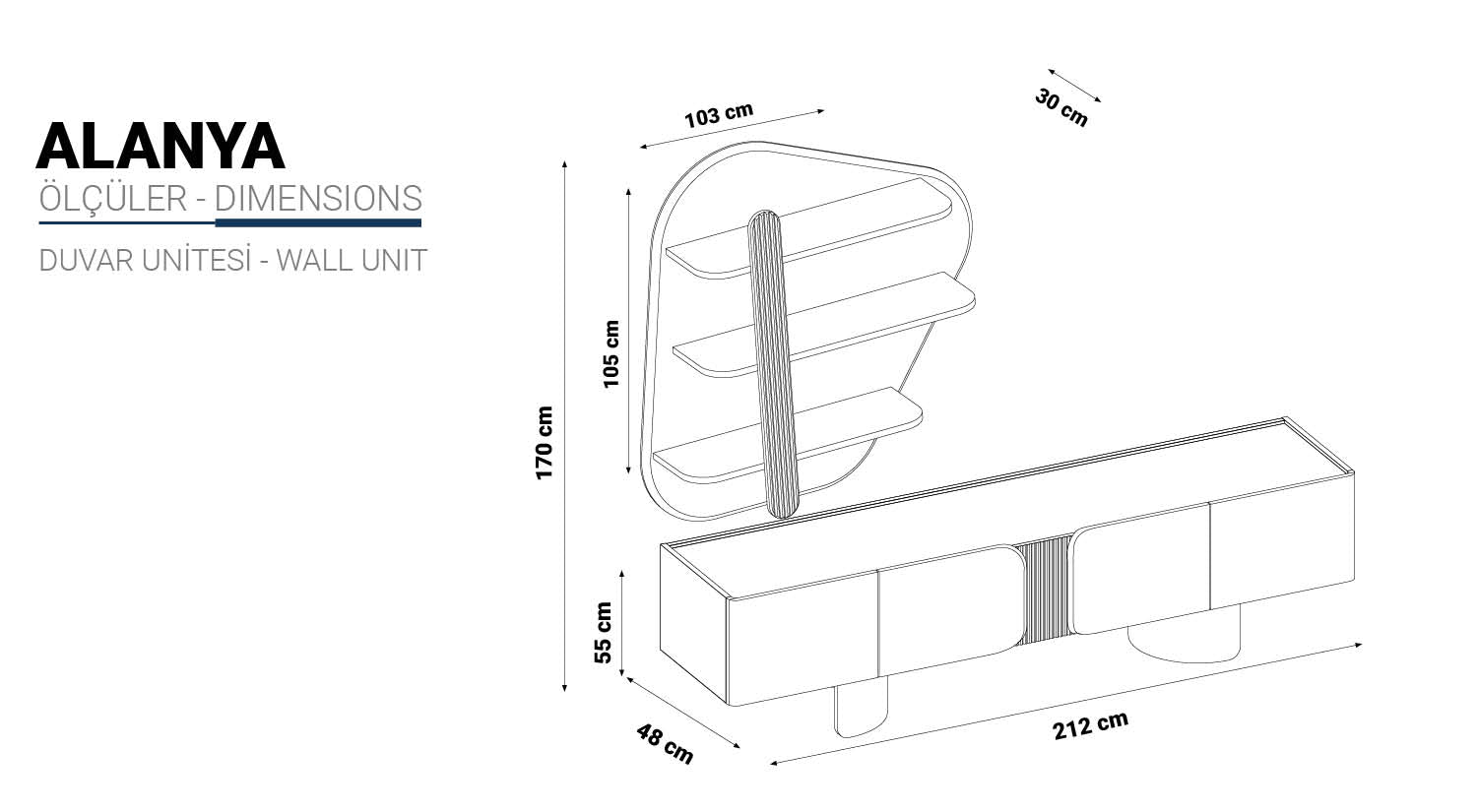 ALANYA ТВ ШКАФ