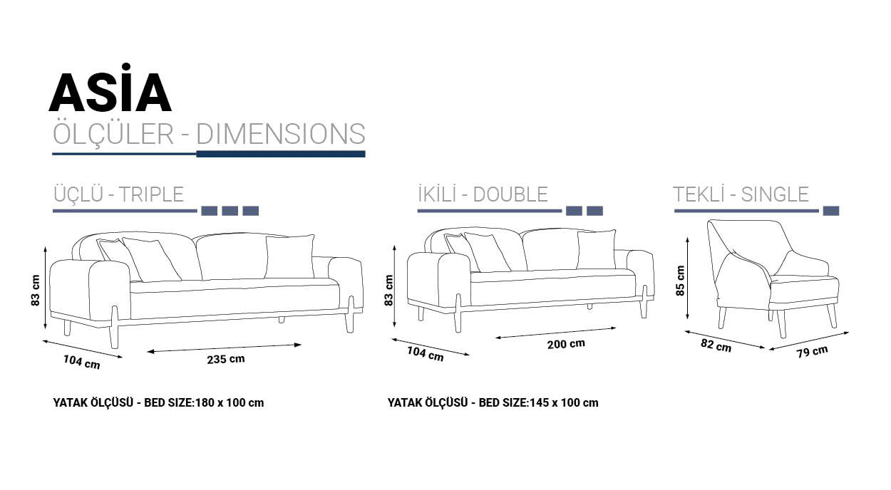Холова гарнитура ASIA 3+3+1