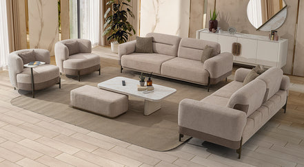 ASSOS Sofa set 3+3+1