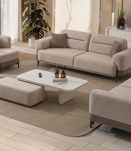 ASSOS Sofa set 3+3+1