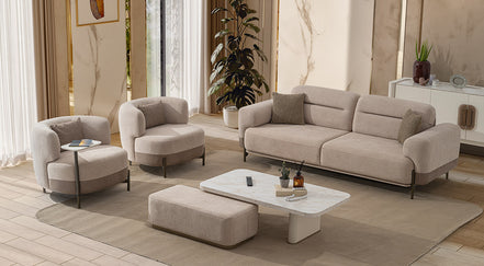 ASSOS Sofa set 3+3+1
