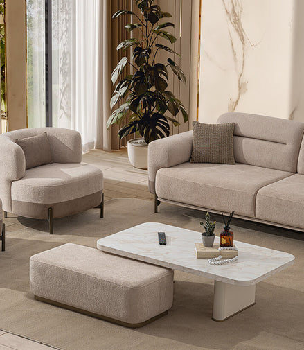 ASSOS Sofa set 3+3+1