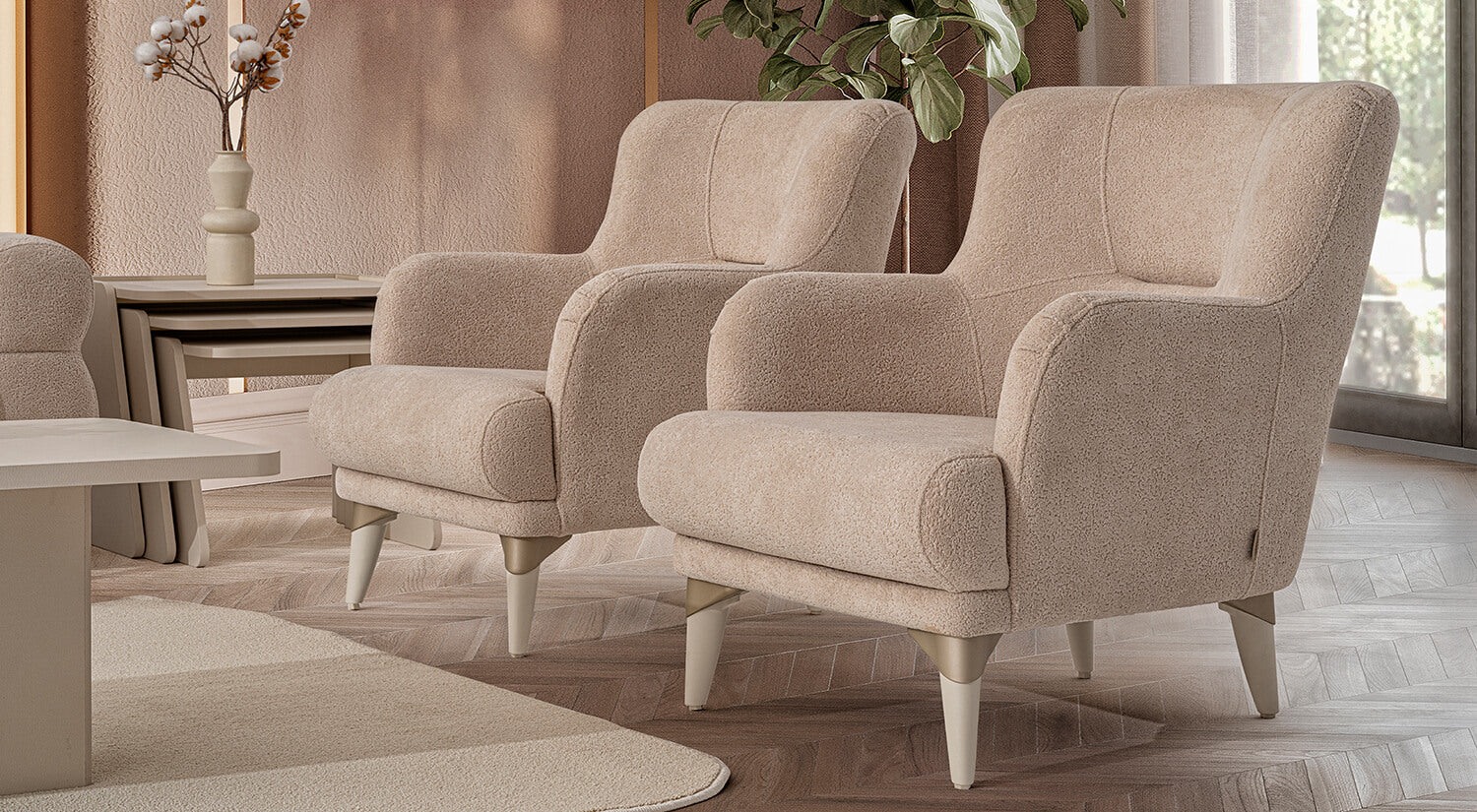 ATLAS Sofa set 3+3+1