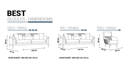 Холова гарнитура BEST 3+3+1 