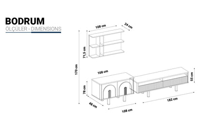 BODRUM ТВ ШКАФ