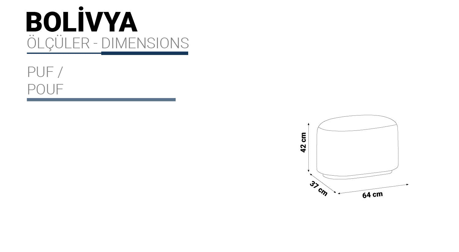 BOLIVYA табуретка