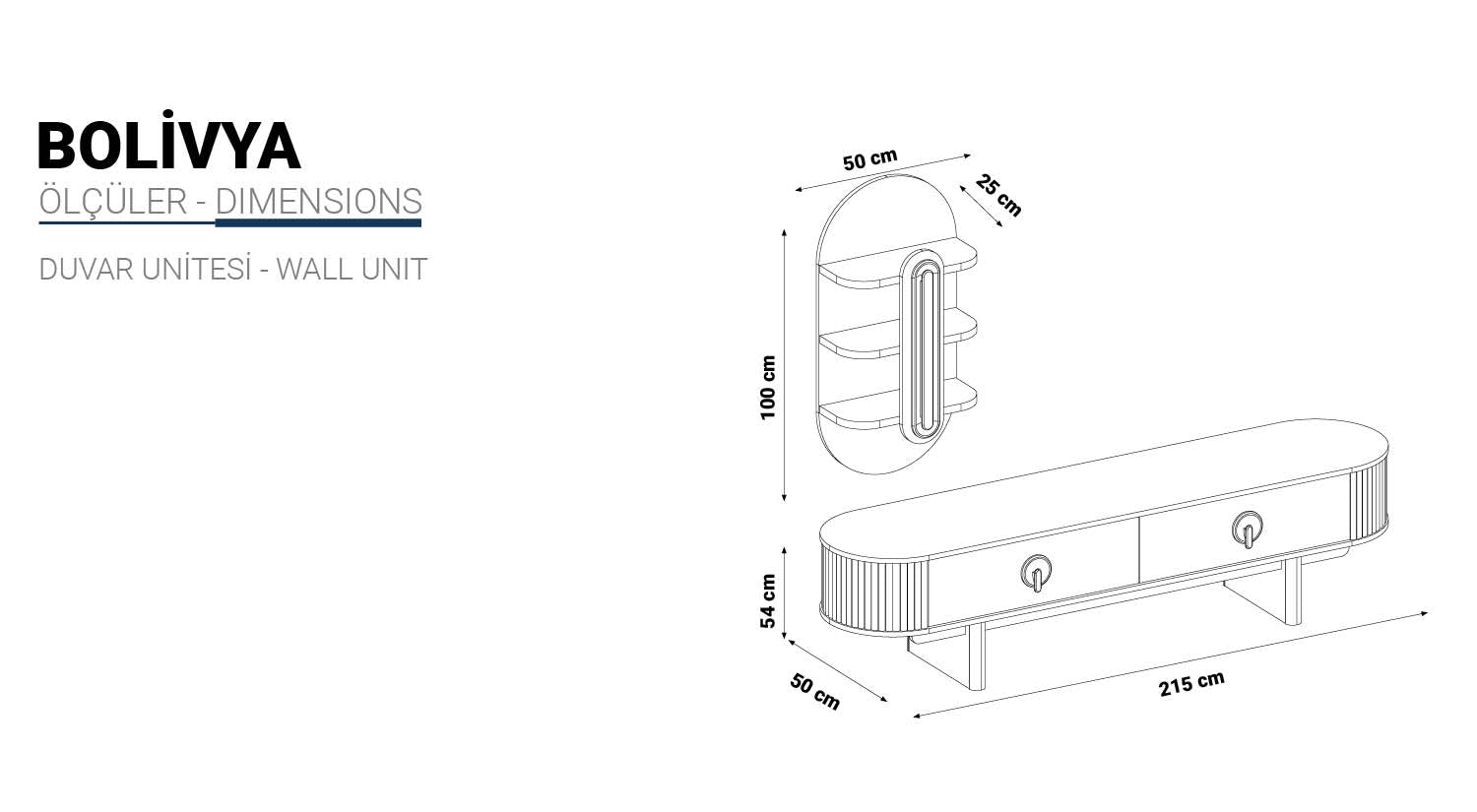BOLİVYA ТВ ШКАФ
