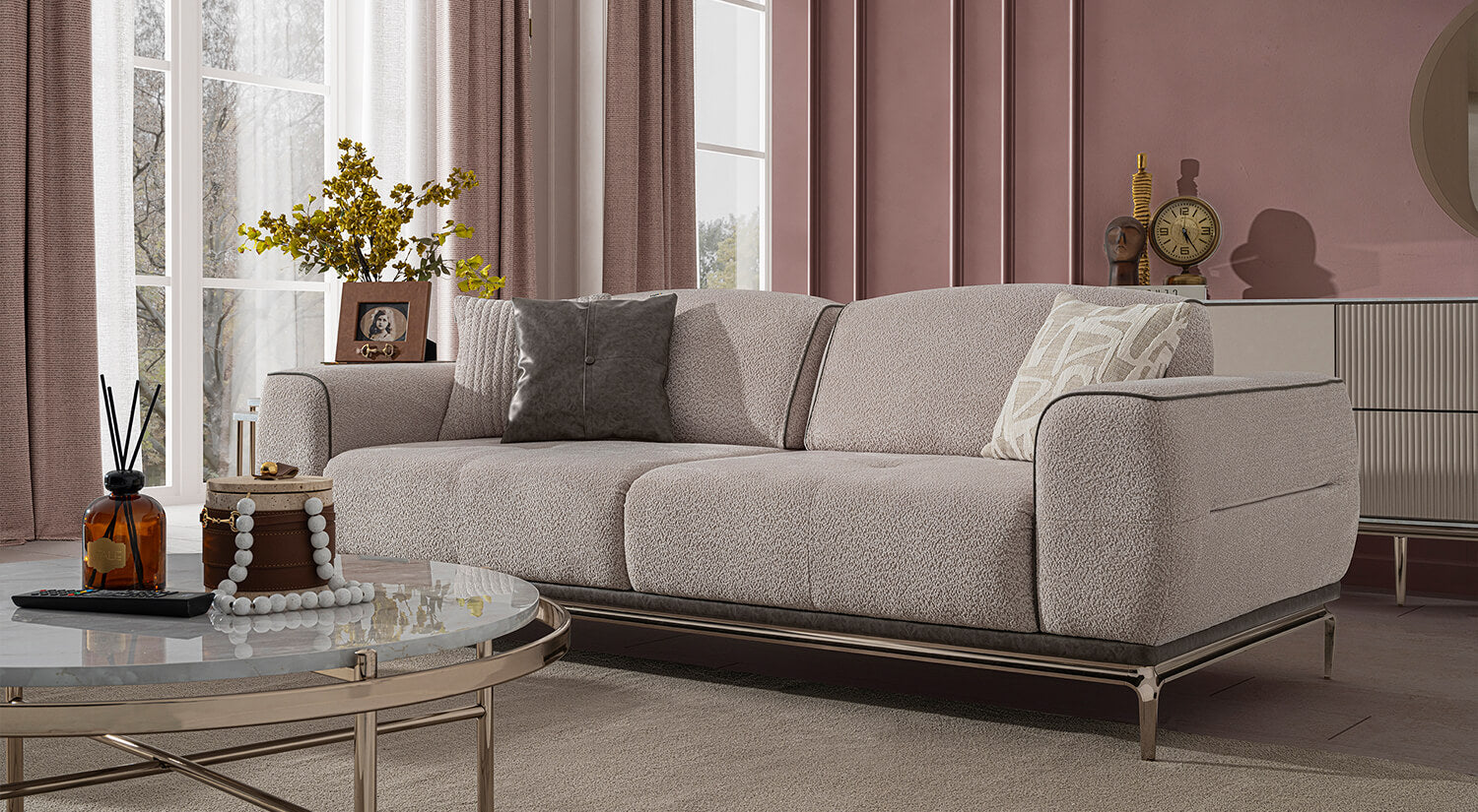 BRONZA Sofa set 3+3+1