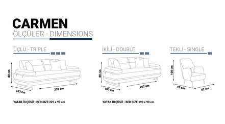 Холова гарнитура CARMEN 3+3+1
