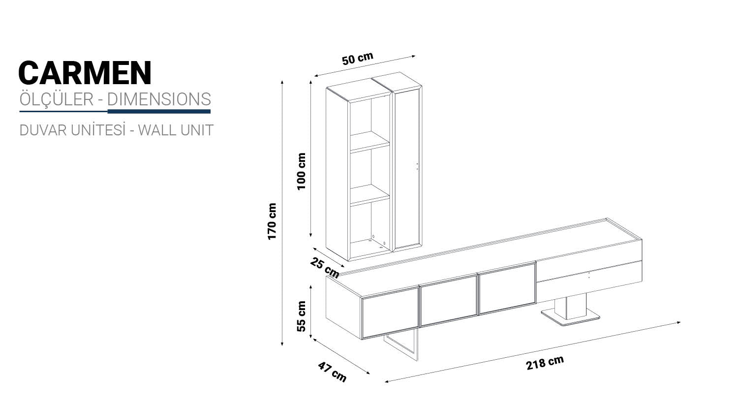 CARMEN ТВ ШКАФ