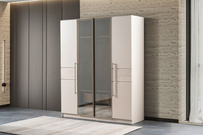 ANDORA 4 door wardrobe
