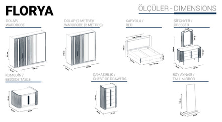 FLORYA Спален комплект 
