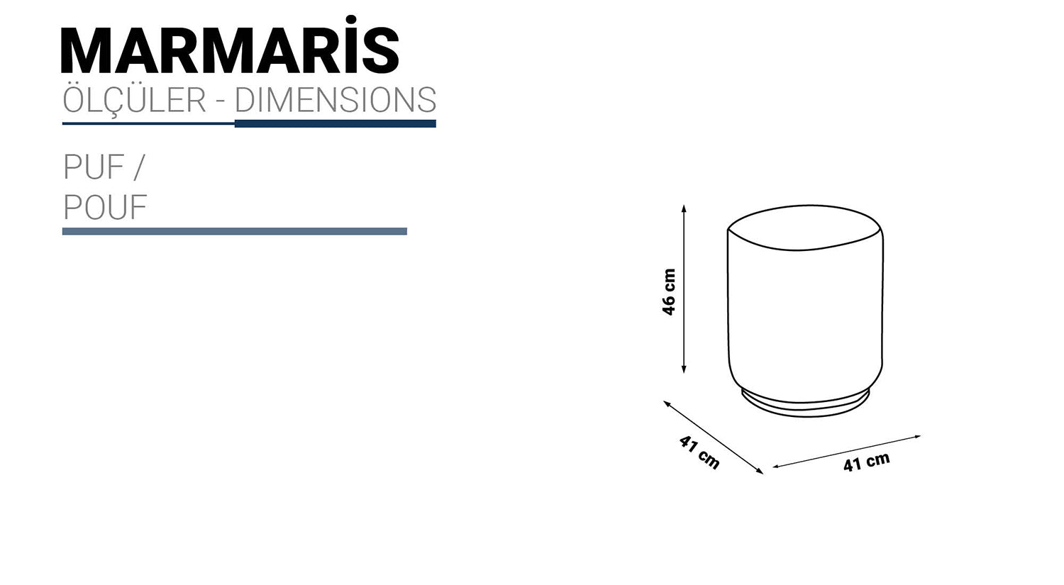 MARMARIS табуретка