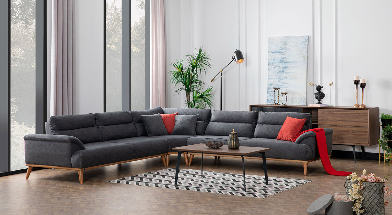 MILANO LARGE Ъглов диван