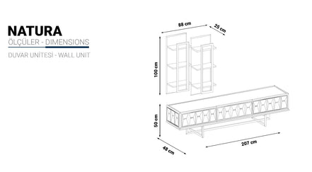 NATURA ТВ ШКАФ