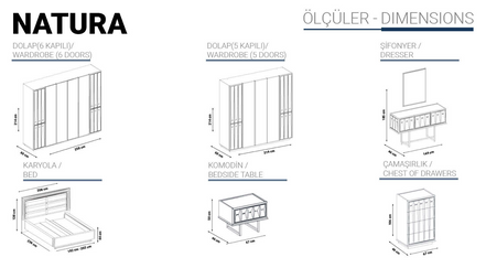 NATURA Спален комплект