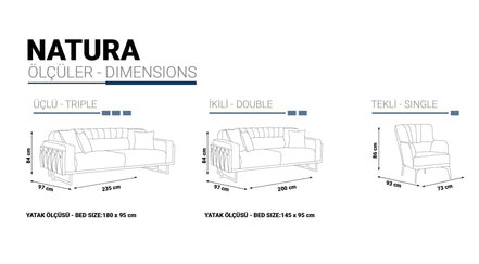 Холова гарнитура NATURA 3+2+1