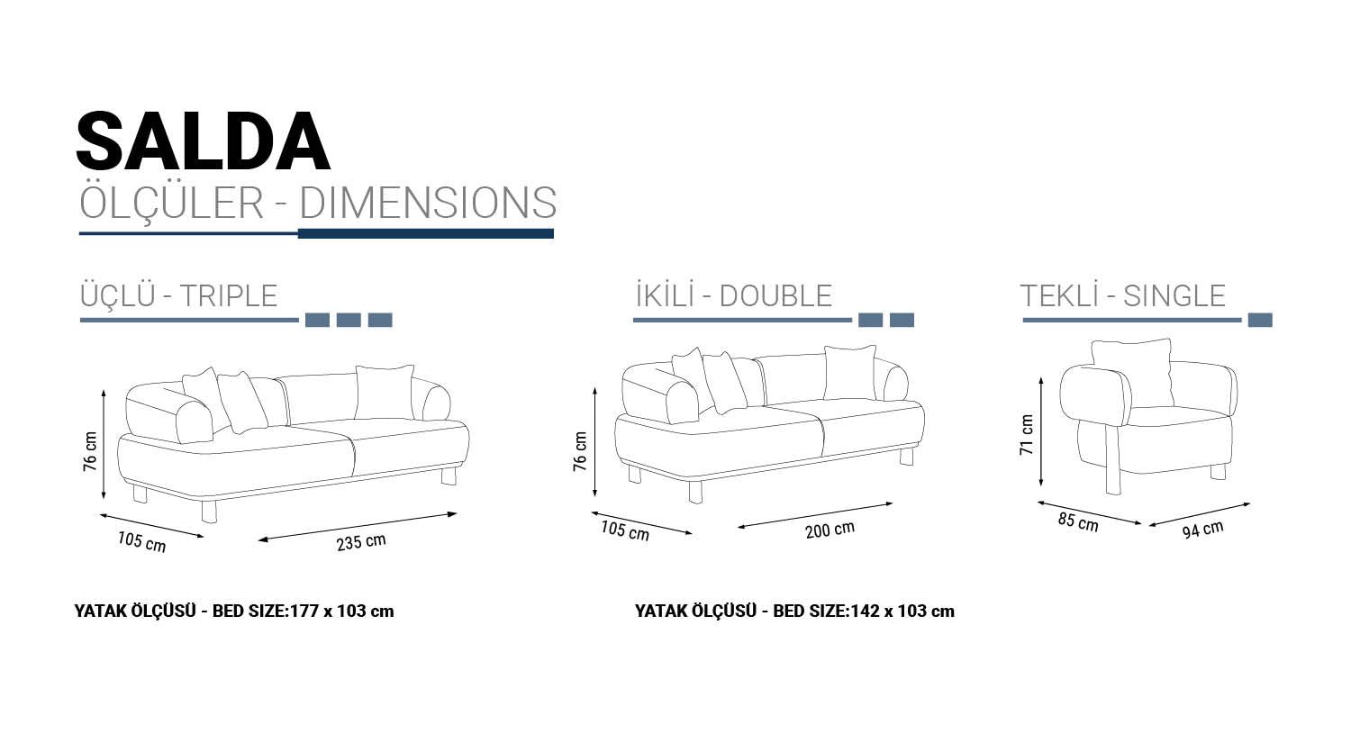 Холова гарнитура SALDA 3+3+1