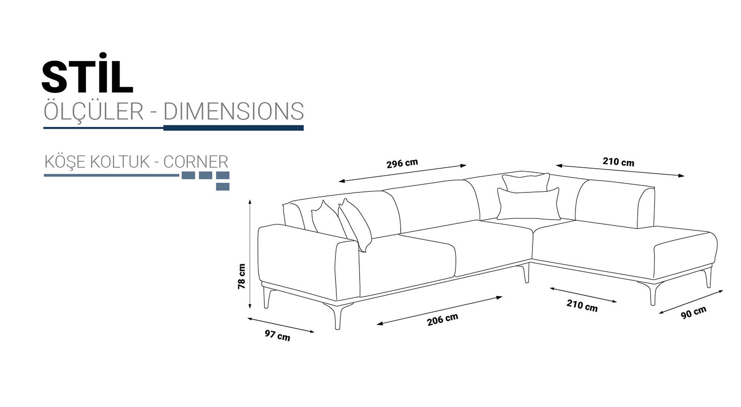 STIL Ъглов диван